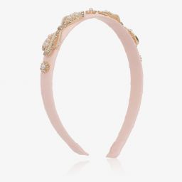 David Charles-Розовый ободок с бантиками | Childrensalon Outlet