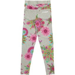 Desigual-كلسون جيرزي من القطن مع طبعة بلون رمادي | Childrensalon Outlet