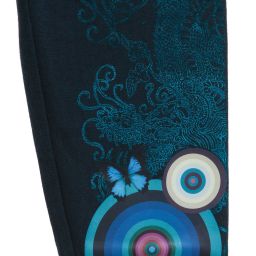  ديسيغوال-كلسون جيرزي من القطن بلون أزرق مع حزام | Childrensalon Outlet