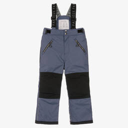 Deux par Deux-Blue & Black Ski Salopettes | Childrensalon Outlet