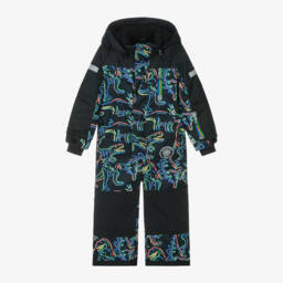 Deux par Deux-Boys Black Dino Adventure Snow Set | Childrensalon Outlet