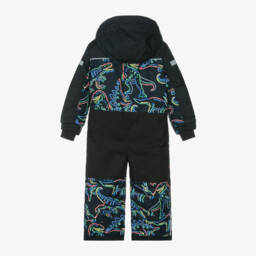 Deux par Deux-Boys Black Dino Adventure Snow Set | Childrensalon Outlet