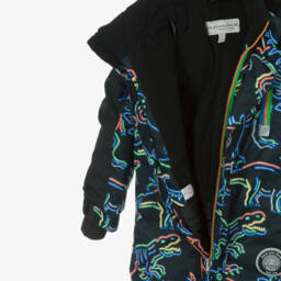 Deux par Deux-Boys Black Dino Adventure Snow Set | Childrensalon Outlet