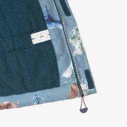 Deux par Deux-Голубая куртка с медведями и коричневый зимний комбинезон | Childrensalon Outlet