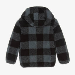 Deux par Deux-معطف دافئ أزرق قابل للعكس للأولاد | Childrensalon Outlet