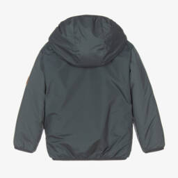 Deux par Deux-معطف دافئ أزرق قابل للعكس للأولاد | Childrensalon Outlet