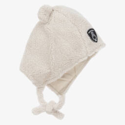 Deux par Deux-Boys Cozy Beige Bear Cap | Childrensalon Outlet