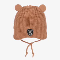 Deux par Deux-Boys Cuddly Knit Bear Cap | Childrensalon Outlet