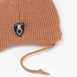 Deux par Deux-Boys Cuddly Knit Bear Cap | Childrensalon Outlet