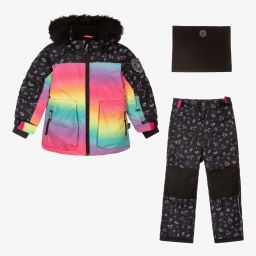 Deux par Deux-Girls Black 3 Piece Snowsuit | Childrensalon Outlet