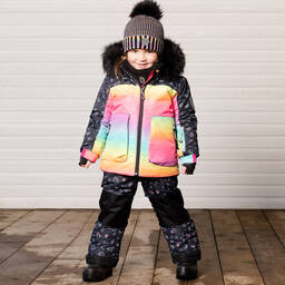 Deux par Deux-Girls Black 3 Piece Snowsuit | Childrensalon Outlet