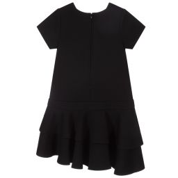 Deux par Deux-Girls Black Jersey Dress | Childrensalon Outlet