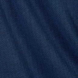 Deux par Deux-Girls Blue Herringbone Dress | Childrensalon Outlet