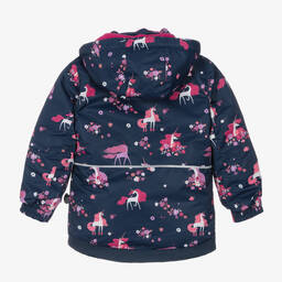 Deux par Deux-Girls Pink & Navy Blue Snowsuit Set | Childrensalon Outlet