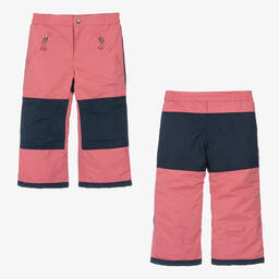 Deux par Deux-Girls Pink & Navy Blue Snowsuit Set | Childrensalon Outlet