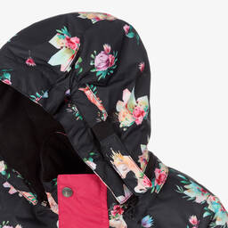 Deux par Deux-Розовый зимний комбинезон с единорогами для девочек | Childrensalon Outlet