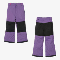  دو بار دو-طقم أوفرول شتوي بطبعة ورود لون بنفسجي للبنات | Childrensalon Outlet