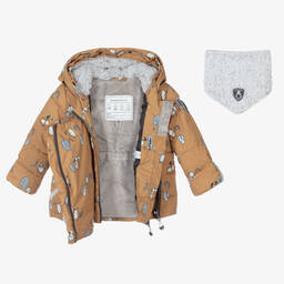 Deux par Deux-Yellow & Grey Snowsuit | Childrensalon Outlet