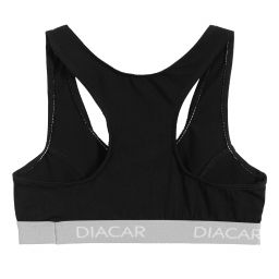 Diacar-Girls Black Cotton Bra | Childrensalon Outlet