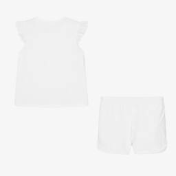 Diacar-طقم نوم ناعم أبيض للبنات | Childrensalon Outlet