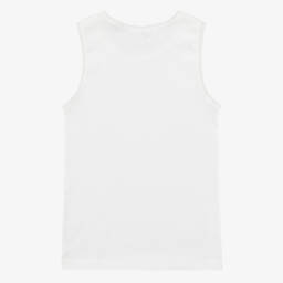 دياكار-صدرية بيضاء ناعمة للبنات بتصميم ريك راك | Childrensalon Outlet