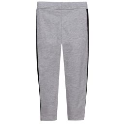 Diadora-Girls Grey Cotton Leggings  | Childrensalon Outlet