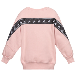  ديادورا-Girls Pink Cotton Sweatshirt | Childrensalon Outlet
