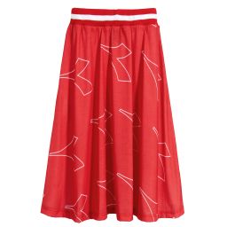  ديادورا-تنورة لوغو جيرسي لون أحمر، أبيض و اسود | Childrensalon Outlet