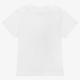 ديزل-تيشيرت أطفال ولادي قطن لون أبيض | Childrensalon Outlet