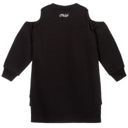 Diesel-Black Cotton Jersey Dress | Childrensalon Outlet
