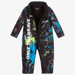 Diesel-Черный зимний комбинезон для малышей | Childrensalon Outlet