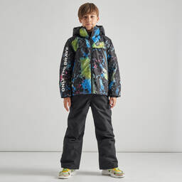 Diesel-Черная лыжная куртка | Childrensalon Outlet