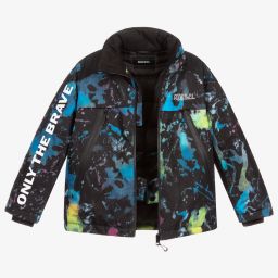 Diesel-Черная лыжная куртка | Childrensalon Outlet