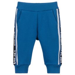 Diesel-Синие спортивные штаны из хлопка с логотипом | Childrensalon Outlet