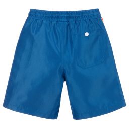 Diesel-Blue & Neon Orange Shorts | Childrensalon Outlet