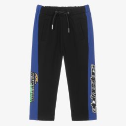 Diesel-Черные хлопковые джоггеры для мальчиков | Childrensalon Outlet