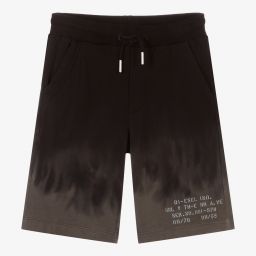Diesel-Boys Black Jersey Shorts | Childrensalon Outlet