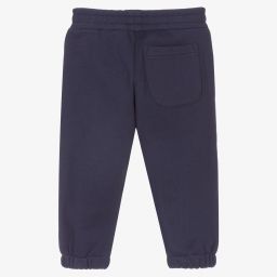 Diesel-Boys Blue Cotton Logo Joggers | Childrensalon Outlet