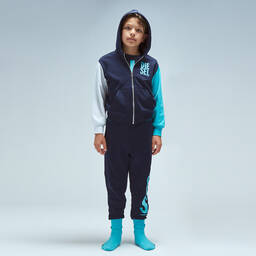Diesel-Boys Blue Logo Joggers | Childrensalon Outlet