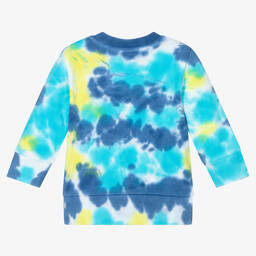 Diesel-Boys Blue Tie Dye Sweatshirt | Childrensalon Outlet