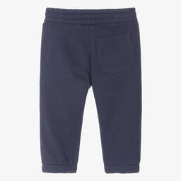 Diesel-Boys Navy Blue Cotton Joggers | Childrensalon Outlet