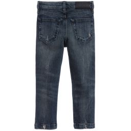 Diesel-Girls Blue Slim-Skinny Jeans | Childrensalon Outlet