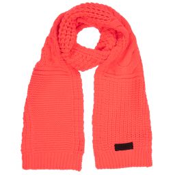 Diesel-Girls Pink Knitted Scarf | Childrensalon Outlet