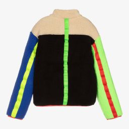 Diesel-Teen Black Fleece Zip-Up Top | Childrensalon Outlet