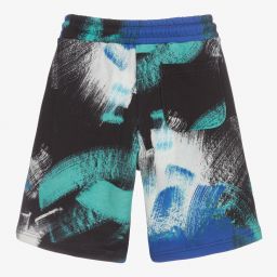 Diesel-Teen Blue Graphic Shorts | Childrensalon Outlet