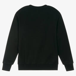 Diesel-Teen Boys Black Sweatshirt | Childrensalon Outlet