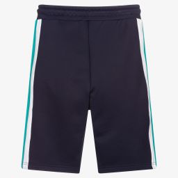 Diesel-Teen Boys Blue Jersey Shorts | Childrensalon Outlet