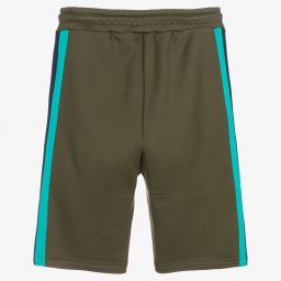 Diesel-Teen Khaki Green Jersey Shorts | Childrensalon Outlet