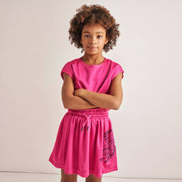 Diesel-Teen Pink Logo Dress | Childrensalon Outlet