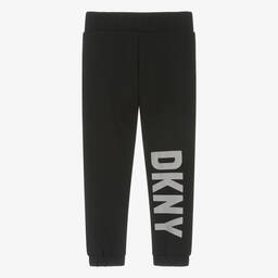 DKNY-Black Cotton Batman Joggers | Childrensalon Outlet